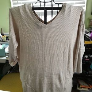 Ribbed v-neck sweater 18/20